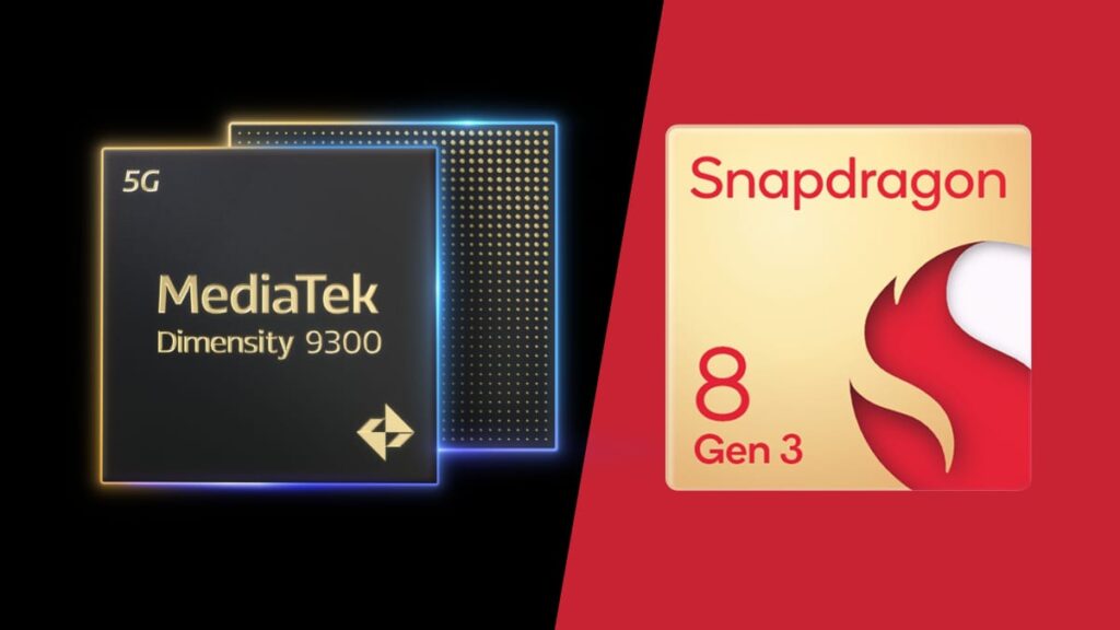 Which is better between Snapdragon 8 Gen 3 and MediaTek Dimensity 9300 processor?