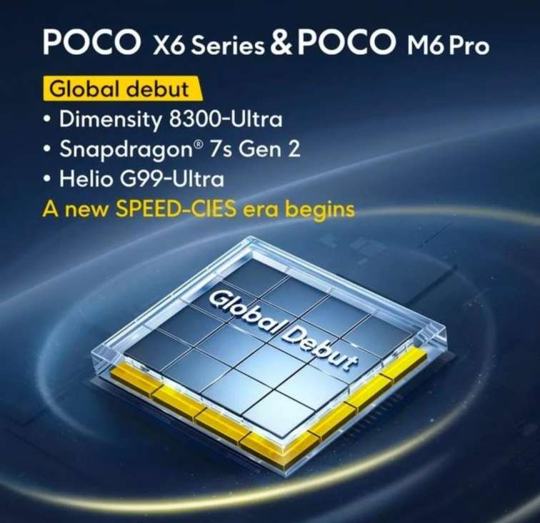 Poco X6 And Poco X6 Pro Processor