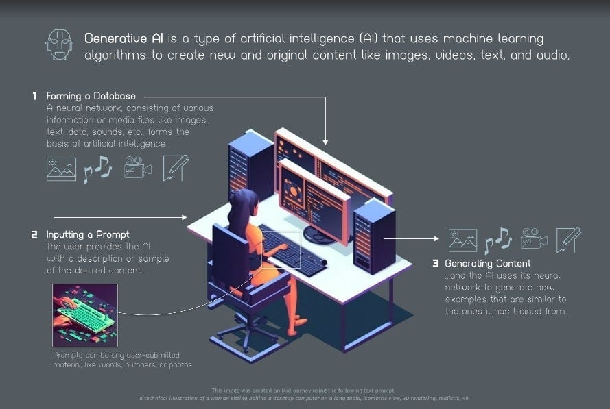 Generative AI कैसे काम करता है.